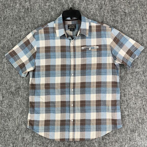 Grizzly Mountain Shirt Extra Large Men Basic Casual Button-Down Short-Sleeve Top - Picture 1 of 11